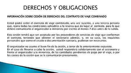 REAL DECRETO LEY DE VIAJES COMBINADOS Y SERVICIOS DE VIAJE VINCULADOS