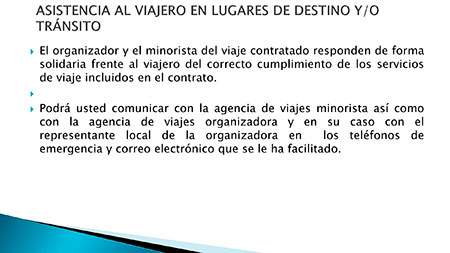 REAL DECRETO LEY DE VIAJES COMBINADOS Y SERVICIOS DE VIAJE VINCULADOS