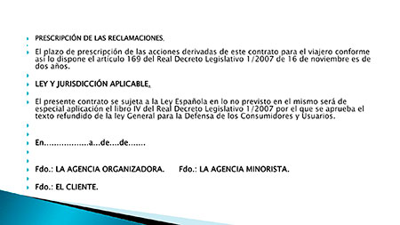 REAL DECRETO LEY DE VIAJES COMBINADOS Y SERVICIOS DE VIAJE VINCULADOS