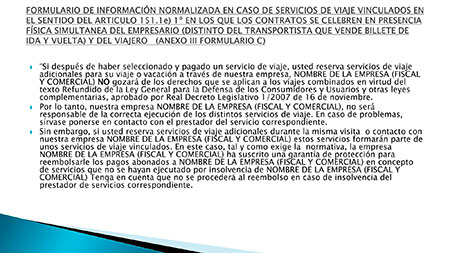 REAL DECRETO LEY DE VIAJES COMBINADOS Y SERVICIOS DE VIAJE VINCULADOS