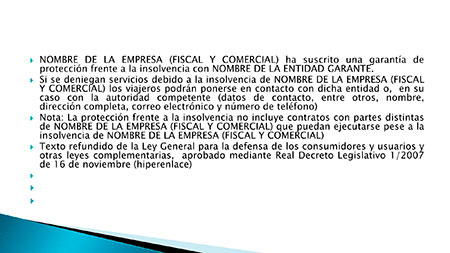 REAL DECRETO LEY DE VIAJES COMBINADOS Y SERVICIOS DE VIAJE VINCULADOS