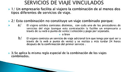 REAL DECRETO LEY DE VIAJES COMBINADOS Y SERVICIOS DE VIAJE VINCULADOS